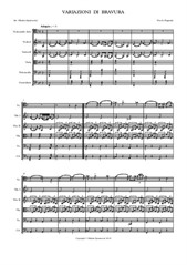 Variations on one string on a theme by Rossini